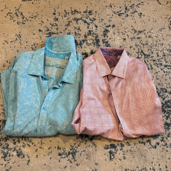 Robert Graham Other - Two Men's 2XL Robert Graham Button-up Classic Fit  Dress Shirts Aberration